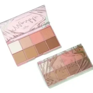 Marble – Paleta de Contorno, Blush e Iluminador Lové Rain