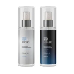 Kit Body Splash Masculino Barbarius e Midtown 200ml – Amadeirado e Fresco