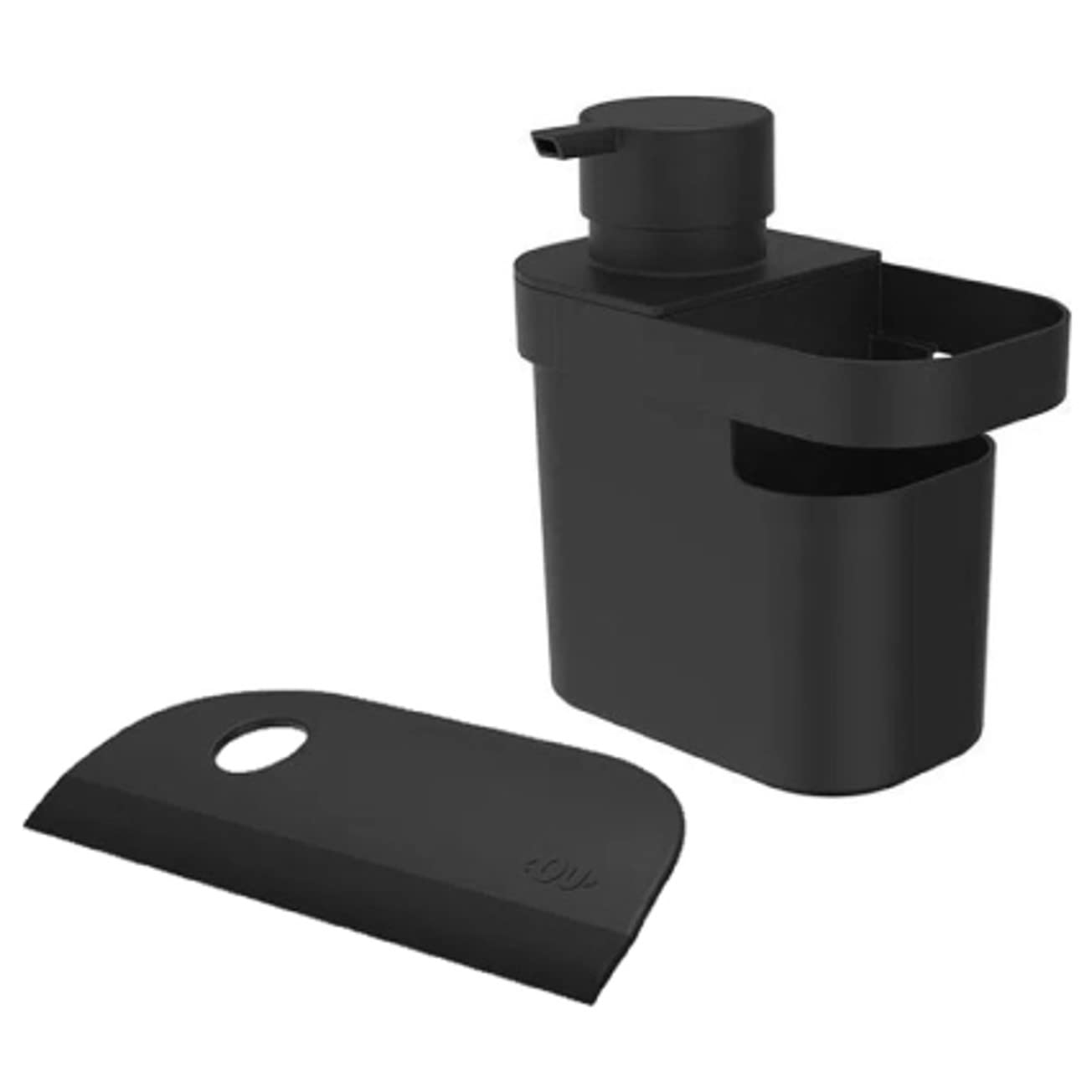 Kit Dispenser Porta Detergente + Esponja com Rodinho de Pia