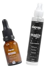 Kit Blindagem Poderosa 3x1 Diluidor + Fixador Primer Dapop + Bruma Fixadora Matte 130ml