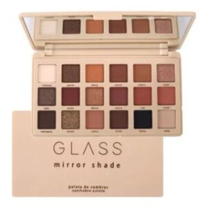 Paleta de Sombras Glass Mirror Shade 18 Cores Ruby Rose – Profissional