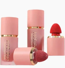Handaiyan Blush Líquido Nude Natural – Fosco Pigmentado Longa Duração 6,5ml